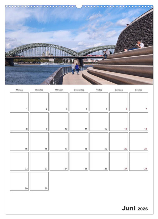 KÖLN - Pure Lebenslust (CALVENDO Wandkalender 2026)