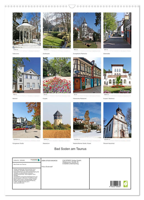 Bad Soden am Taunus (CALVENDO Wandkalender 2026)