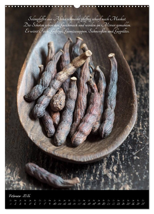 Gepfefferte Jahreszeiten (CALVENDO Premium Wandkalender 2026)