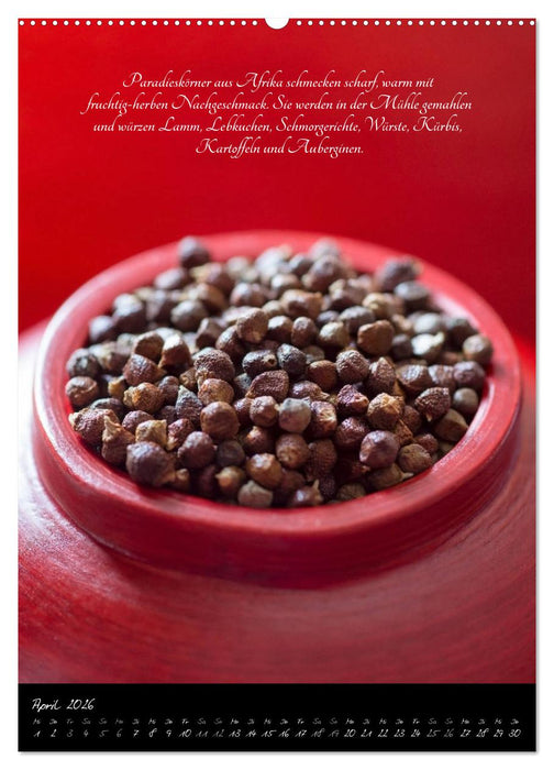 Gepfefferte Jahreszeiten (CALVENDO Premium Wandkalender 2026)