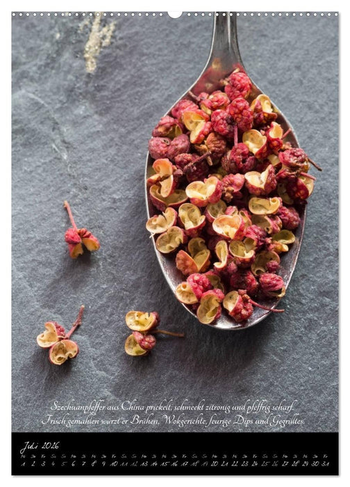 Gepfefferte Jahreszeiten (CALVENDO Premium Wandkalender 2026)