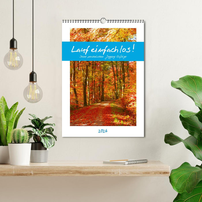 Lauf einfach los! Deine persönlichen Jogging Erfolge (CALVENDO Wandkalender 2026)