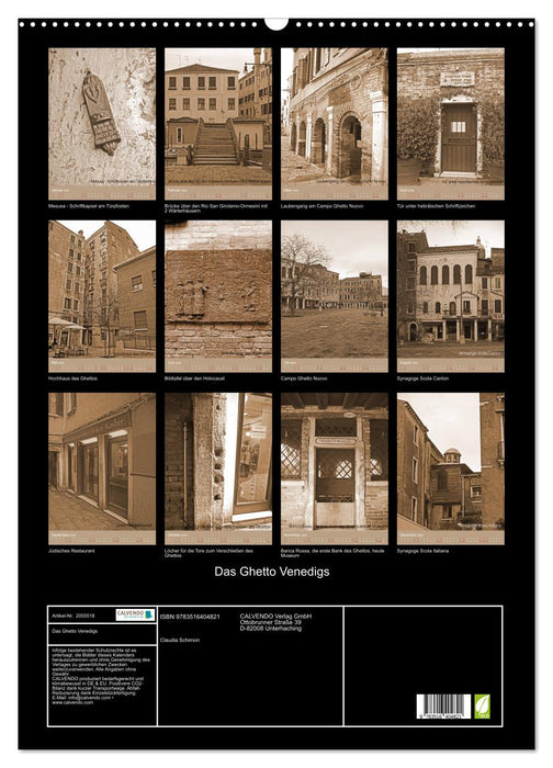 Das Ghetto Venedigs (CALVENDO Wandkalender 2026)