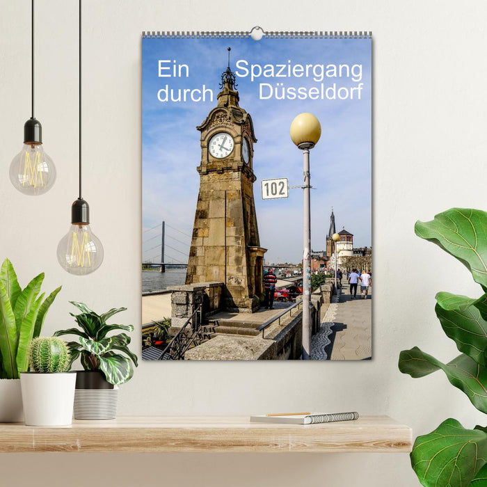 Ein Spaziergang durch Düsseldorf (CALVENDO Wandkalender 2026)