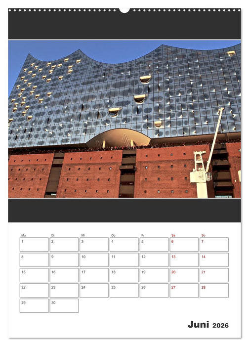 Spitze! Elbphilharmonie Hamburg 2026 (CALVENDO Wandkalender 2026)
