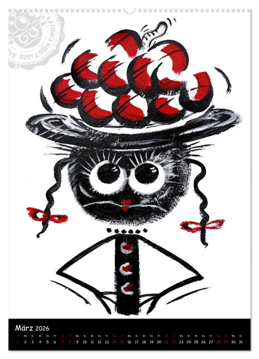 Original Schwarzwälder »Grätige Bolle« by merzolio (CALVENDO Premium Wandkalender 2026)