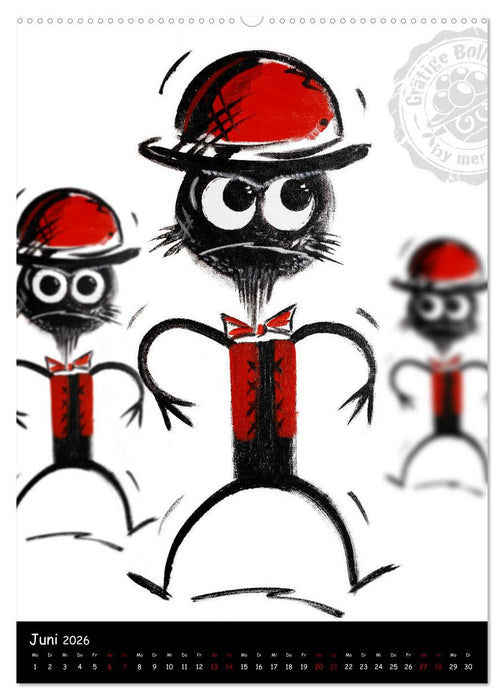 Original Schwarzwälder »Grätige Bolle« by merzolio (CALVENDO Premium Wandkalender 2026)