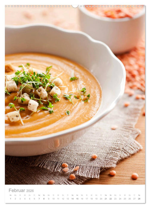 Vegetarisch inspiriert (CALVENDO Premium Wandkalender 2026)