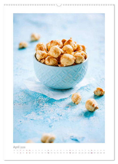 Himmlisch lecker! Süße Desserts und andere Naschereien (CALVENDO Premium Wandkalender 2026)