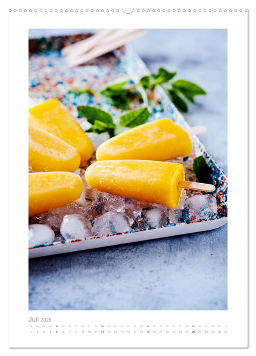 Himmlisch lecker! Süße Desserts und andere Naschereien (CALVENDO Premium Wandkalender 2026)