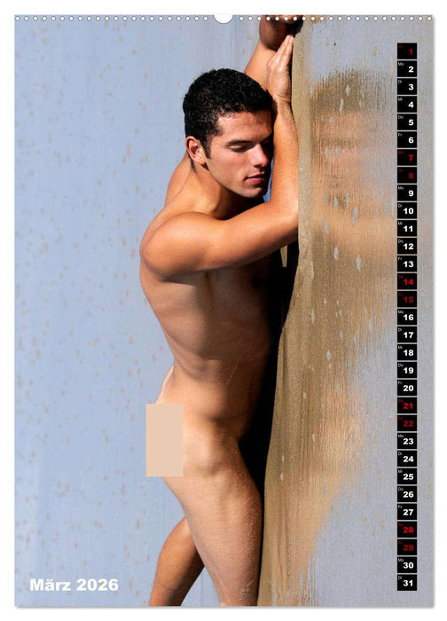 Mannsbilder Spiegelbilder (CALVENDO Premium Wandkalender 2026)