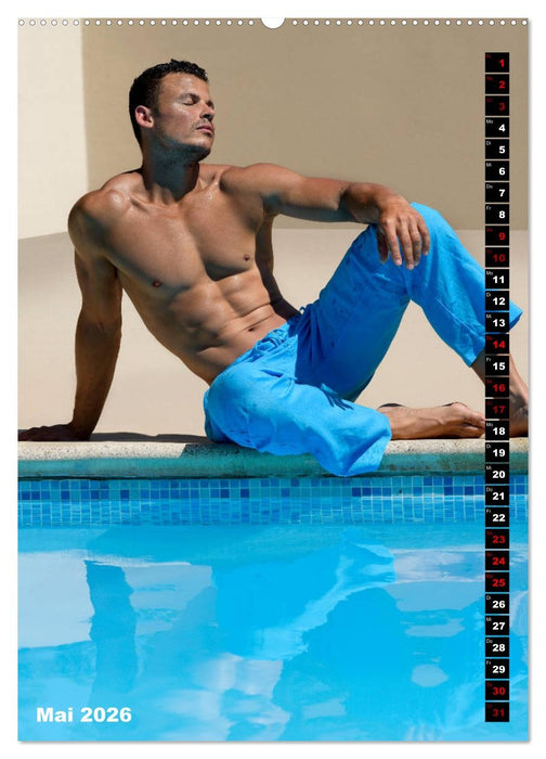 Mannsbilder Spiegelbilder (CALVENDO Premium Wandkalender 2026)