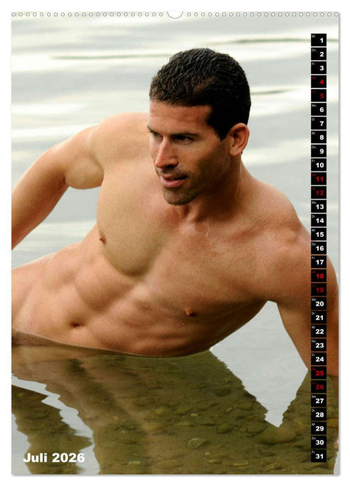 Mannsbilder Spiegelbilder (CALVENDO Premium Wandkalender 2026)