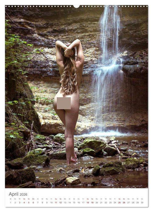 Nude in Nature - Akt und Natur (CALVENDO Premium Wandkalender 2026)