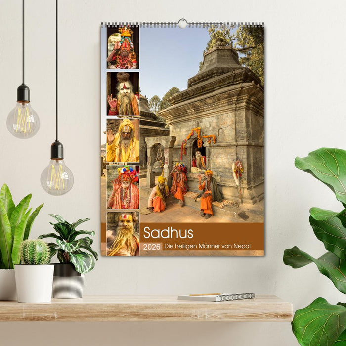 Sadhus - Die heiligen Männer von Nepal (CALVENDO Wandkalender 2026)