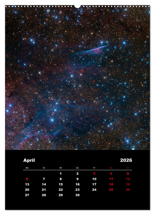 Das Universum (CALVENDO Wandkalender 2026)