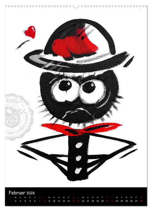 Original Schwarzwälder »Grätige Bolle« by merzolio (CALVENDO Wandkalender 2026)