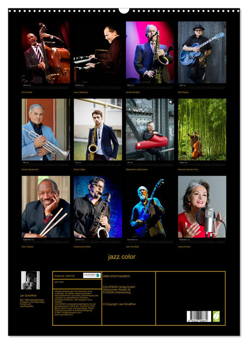 jazz color (CALVENDO Wandkalender 2026)