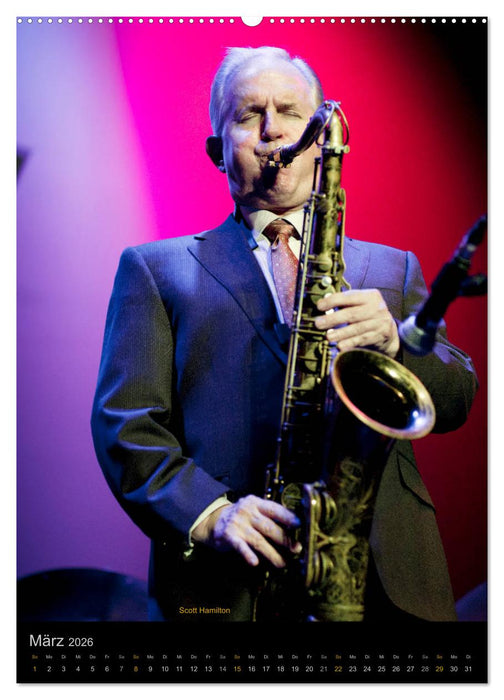 jazz color (CALVENDO Wandkalender 2026)