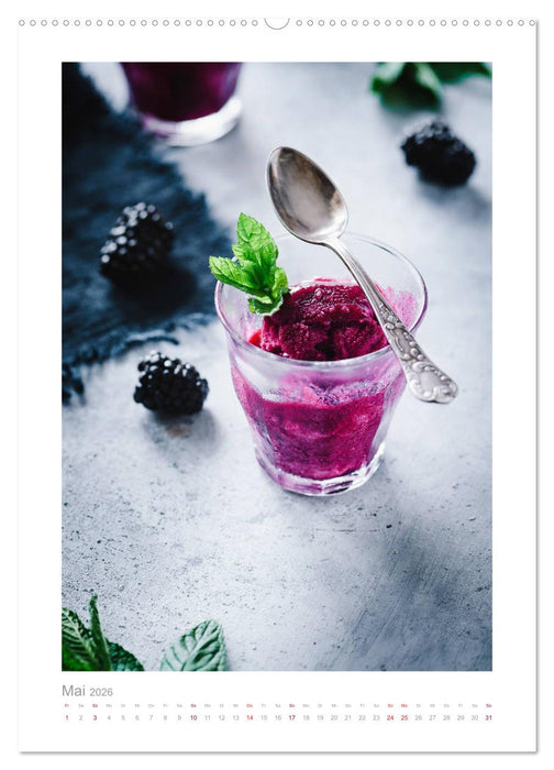 Himmlisch lecker! Süße Desserts und andere Naschereien (CALVENDO Wandkalender 2026)