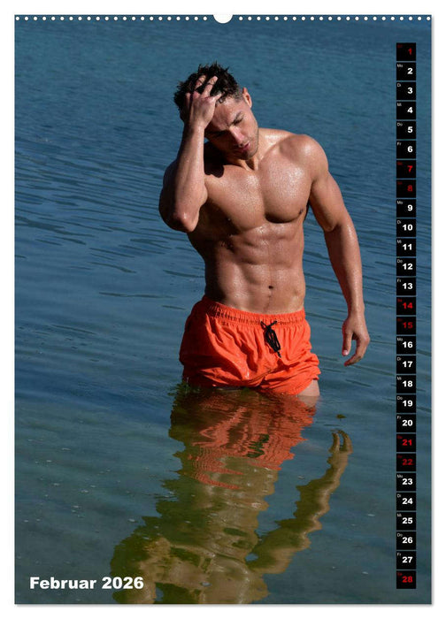 Mannsbilder Spiegelbilder (CALVENDO Wandkalender 2026)