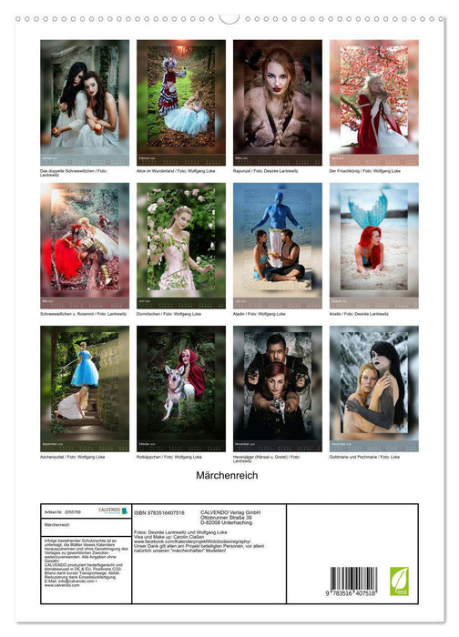 Märchenreich (CALVENDO Premium Wandkalender 2026)
