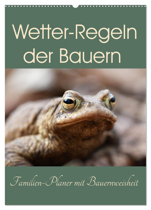 Wetter-Regeln der Bauern (CALVENDO Wandkalender 2026)