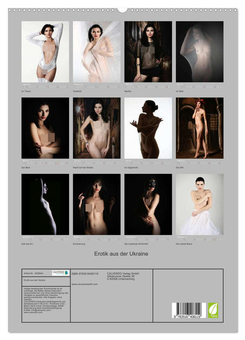Erotik aus der Ukraine (CALVENDO Premium Wandkalender 2026)