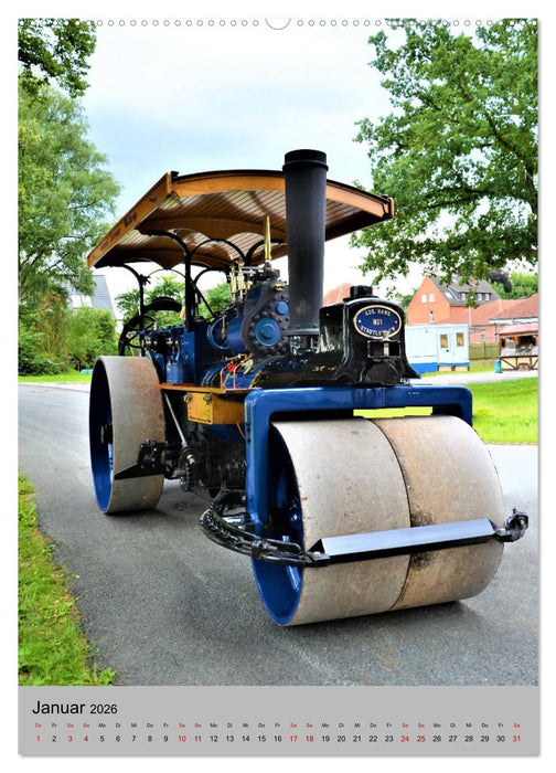 Oldtimer unter Dampf (CALVENDO Premium Wandkalender 2026)