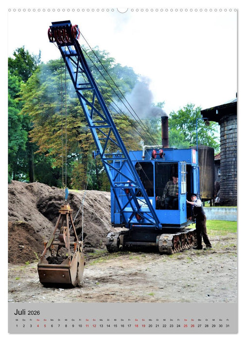 Oldtimer unter Dampf (CALVENDO Premium Wandkalender 2026)