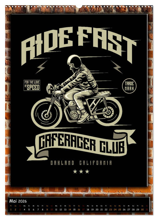 Motorrad - nostalgische Momente (CALVENDO Premium Wandkalender 2026)