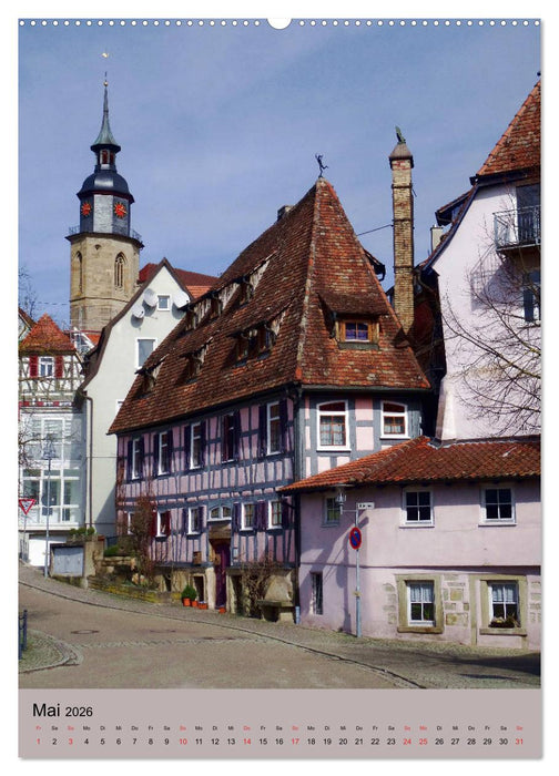 Fachwerkhäuser - schmal, krumm, schief (CALVENDO Premium Wandkalender 2026)