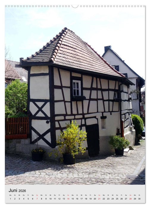 Fachwerkhäuser - schmal, krumm, schief (CALVENDO Premium Wandkalender 2026)