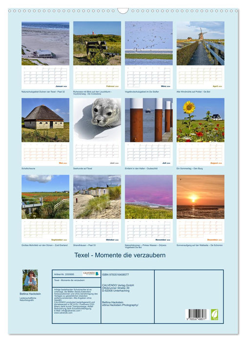 Texel - Momente die verzaubern (CALVENDO Wandkalender 2026)