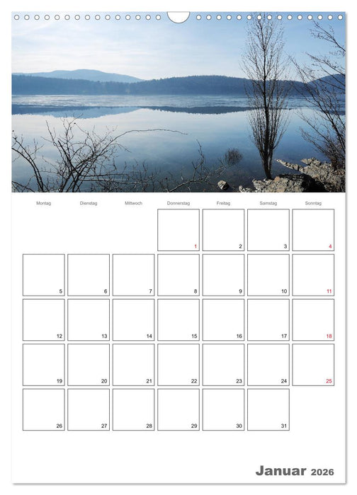 Hessens schönster See - Der Edersee (CALVENDO Wandkalender 2026)