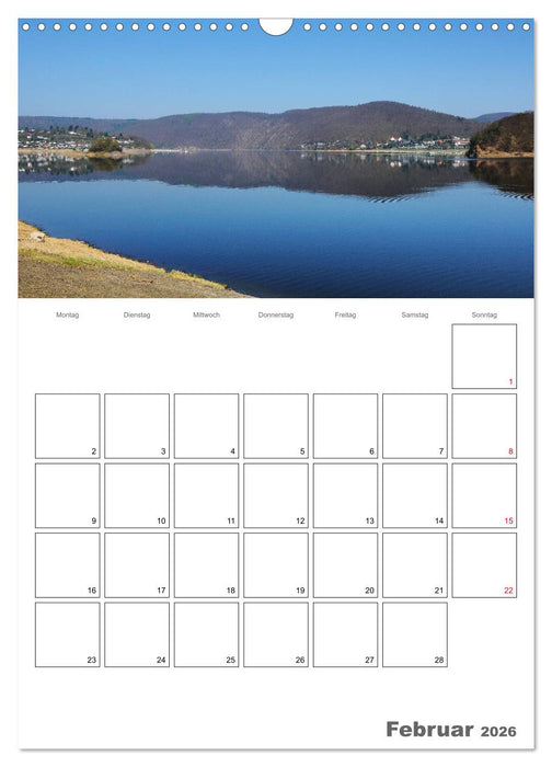 Hessens schönster See - Der Edersee (CALVENDO Wandkalender 2026)
