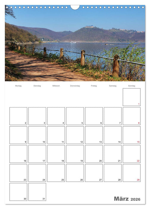 Hessens schönster See - Der Edersee (CALVENDO Wandkalender 2026)
