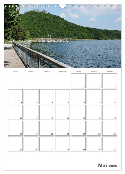 Hessens schönster See - Der Edersee (CALVENDO Wandkalender 2026)