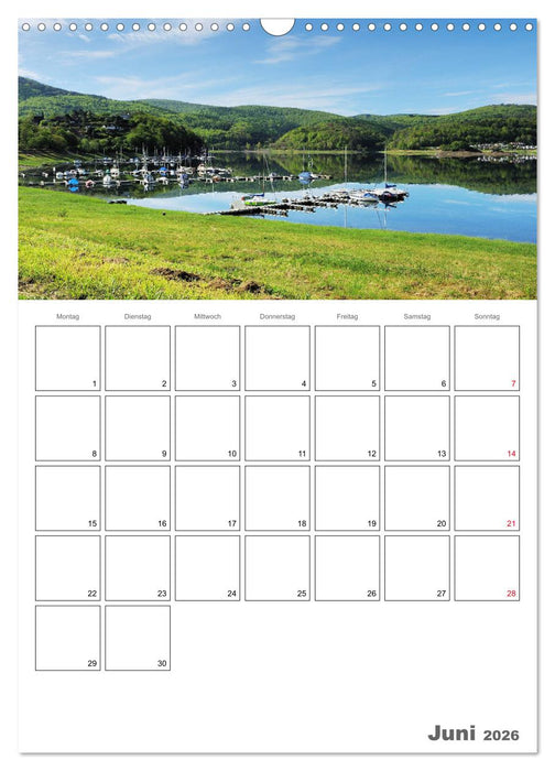 Hessens schönster See - Der Edersee (CALVENDO Wandkalender 2026)