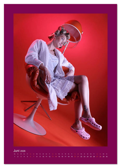 Besser zum Frisör - Mythos Trockenhaube (CALVENDO Premium Wandkalender 2026)