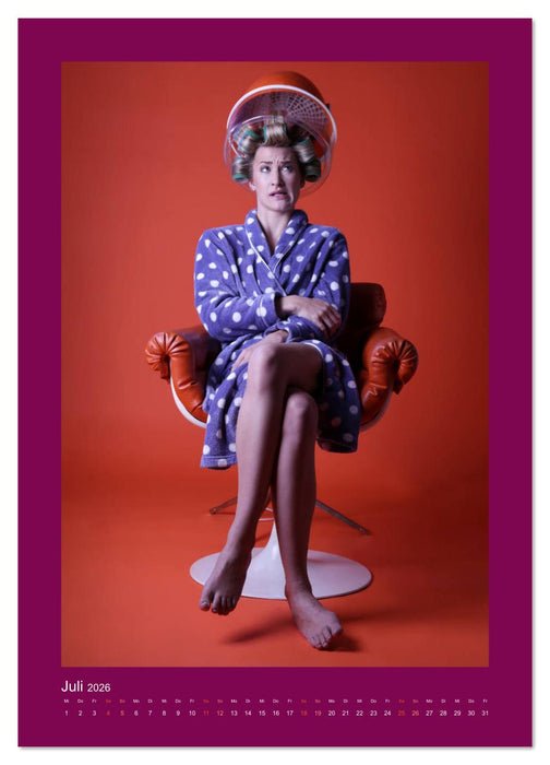 Besser zum Frisör - Mythos Trockenhaube (CALVENDO Premium Wandkalender 2026)