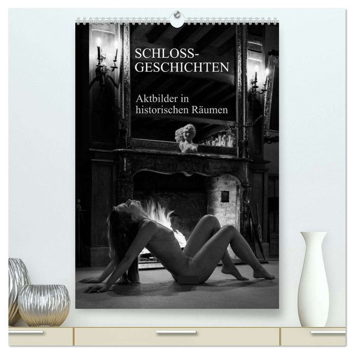 Schlossgeschichten - Aktbilder in historischen Räumen (CALVENDO Premium Wandkalender 2026)