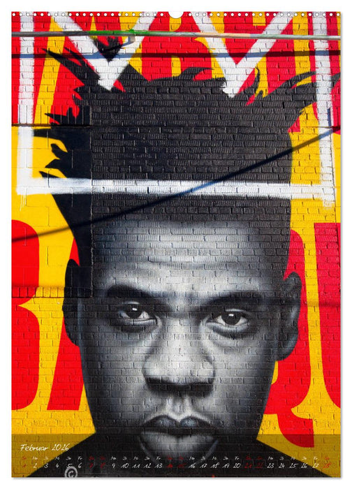 Faszinierende Streetart an Mauern und Hauswänden (CALVENDO Premium Wandkalender 2026)