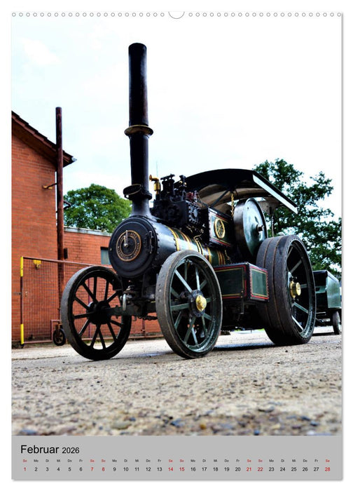 Oldtimer unter Dampf (CALVENDO Wandkalender 2026)