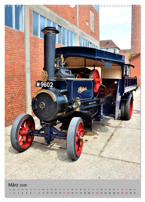 Oldtimer unter Dampf (CALVENDO Wandkalender 2026)