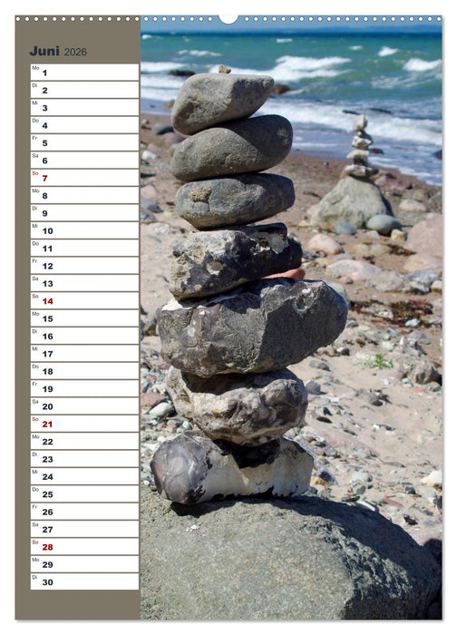 Steinmanderl - Der Steinmännchen Geburtstagskalender (CALVENDO Wandkalender 2026)
