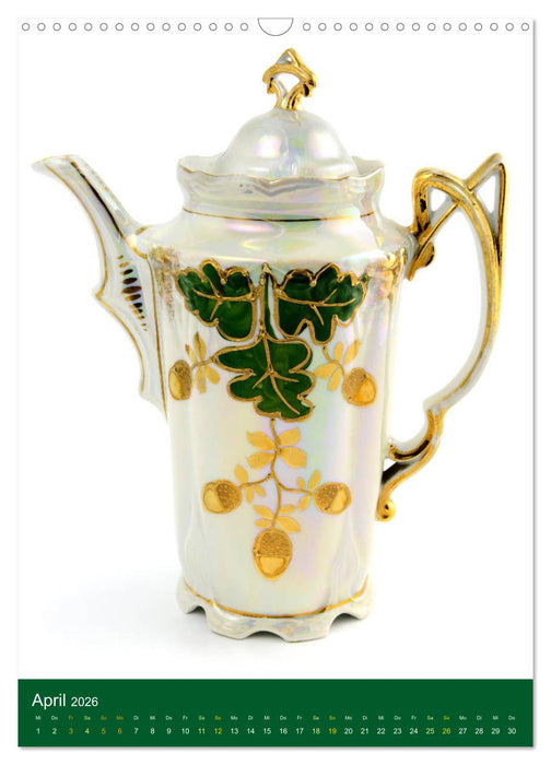 Kaffeeklatsch - Antikes Porzellan (CALVENDO Wandkalender 2026)