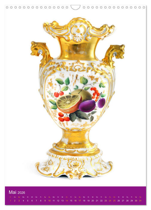 Kaffeeklatsch - Antikes Porzellan (CALVENDO Wandkalender 2026)