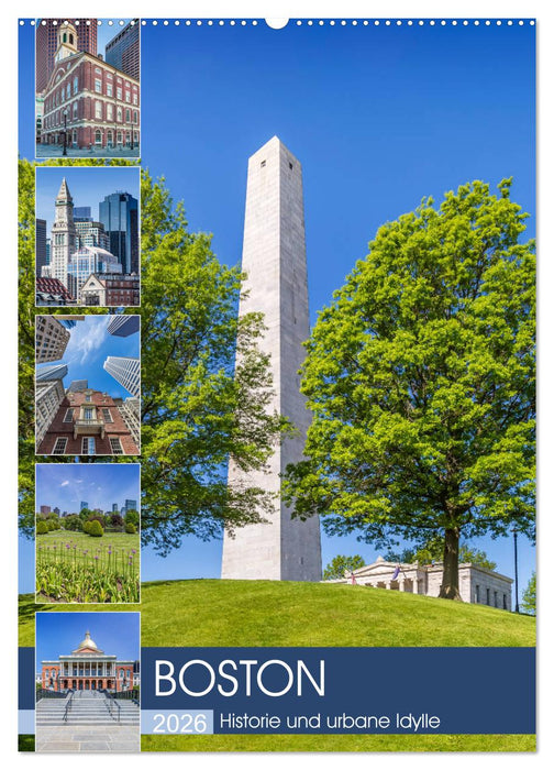 BOSTON Historie und urbane Idylle (CALVENDO Wandkalender 2026)