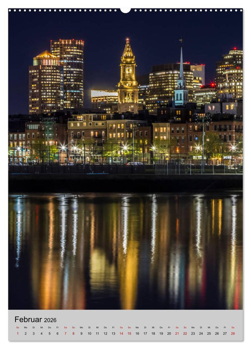 BOSTON Historie und urbane Idylle (CALVENDO Wandkalender 2026)